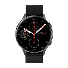 iWear Active 2 Alumīnija Sporta BT Zvana Viedais pulkstenis 1.3'' IPS Displejs Sirds ritma & Asins skābekļa mērītāju Melna cena un informācija | Viedpulksteņi (smartwatch) | 220.lv