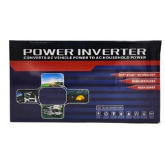 Jaudīgs sprieguma pārveidotājs - invertors 12V-220V, 3000W цена и информация | Преобразователи напряжения | 220.lv