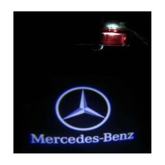 Divas īpašas LED logo projektora lampas Mercedes-Benz cena un informācija | Auto piederumi | 220.lv