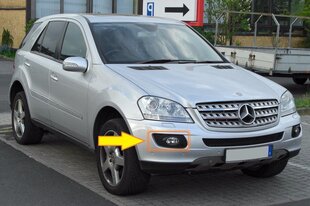 JAUNS ORIĢINĀLS MERCEDES BENZ MB ML W164 PRIEKŠĒJAIS BAMPERIS MIGLAS LUKTURU REŽĢIS PA LABI O/S cena un informācija | Auto piederumi | 220.lv