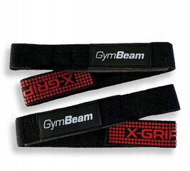 Ремни GymBeam X-Grip для тяжелой атлетики/бодибилдинга цена и информация | Другие товары для фитнеса | 220.lv