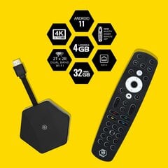 BuzzTV HD5 32GB Android 11 цена и информация | Мультимедийные проигрыватели | 220.lv