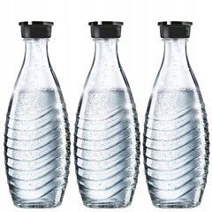 3x SodaStream stikla karafe pudele 0,6 L cena un informācija | Gāzētā ūdens aparāti | 220.lv