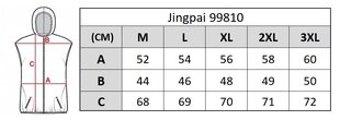 Veste vīriešiem Jingpai 810, zila cena un informācija | Vīriešu vestes | 220.lv