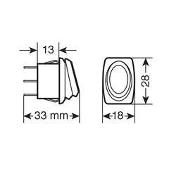 Slēdzis 12/24V cena un informācija | Auto piederumi | 220.lv