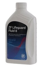 Oriģinālā ZF automātiskās pārnesumkārbas eļļa ZF LifeGuardFluid 8 cena un informācija | Eļļas citām autodaļām | 220.lv