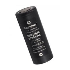 Keeppower IMR26650-5500mAh cena un informācija | Baterijas | 220.lv