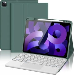 JADEMALL iPad Pro 11 korpuss ar tastatūru un skārienpaliktni, zaļš cena un informācija | Somas, maciņi | 220.lv