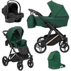 Universālie ratiņi Lazzio Premium Kunert 3in1 Green цена и информация | Коляски | 220.lv