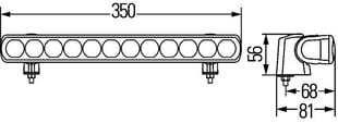 Hella LED Lightbar tālās gaismas ref. 30 25 W cena un informācija | Automašīnu spoguļi, restes, lukturi | 220.lv