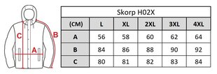 Куртка мужская Skorp 02 цена и информация | Мужские куртки | 220.lv