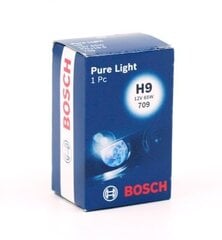 Bosch H9 12V 65W Pure Light kartona kārba 1gab cena un informācija | Auto spuldzes | 220.lv