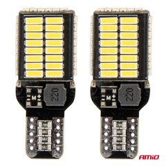 LED spuldzes canbus T15e W16W 54*4014 SMD balts 12/24V cena un informācija | Auto spuldzes | 220.lv