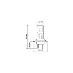 Halo Led H7 22W PX26d 1 gab cena un informācija | Auto spuldzes | 220.lv