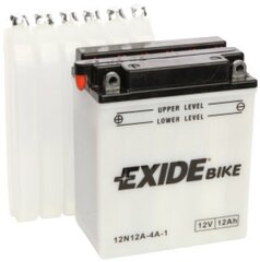 12V 12Ah 12N12A-4A-1 134x80x160+- Exide cena un informācija | Moto akumulatori | 220.lv