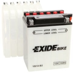 12V 14Ah YB14-A2 134x89x166+- Exide cena un informācija | Moto akumulatori | 220.lv