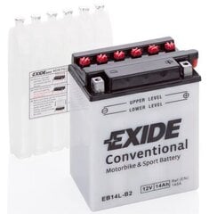 12V 14Ah YB14L-B2 134x89x166-+ Exide цена и информация | Мото аккумуляторы | 220.lv