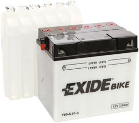 12V 30Ah Y60-N30-A 185x128x168+- Exide cena un informācija | Moto akumulatori | 220.lv