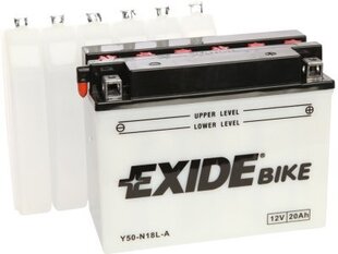 12V 20Ah Y50-N18L-A 205x90x162-+ Exide cena un informācija | Moto akumulatori | 220.lv