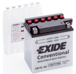 12V 11Ah YB10L-B2 135x90x145-+ Exide цена и информация | Мото аккумуляторы | 220.lv