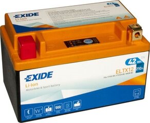 Exide Lithium 12V 42Wh 210A 150x87x93+- cena un informācija | Moto akumulatori | 220.lv