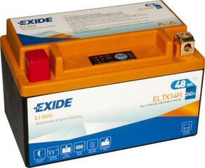 Exide Lithium 12V 48Wh 240A 150x87x93+- cena un informācija | Moto akumulatori | 220.lv