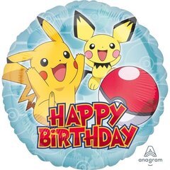 Pokemon HBD balons cena un informācija | Baloni | 220.lv