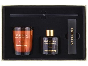 Mājas aromātu un aromātisko sveču komplekts ar sērkociņiem Premium Sorvella Perfume Day Dreaming, 120 ml cena un informācija | Mājas aromāti | 220.lv