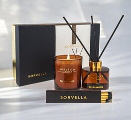 Mājas aromātu un aromātisko sveču komplekts ar sērkociņiem Premium Sorvella Perfume Day Dreaming, 120 ml cena un informācija | Mājas aromāti | 220.lv