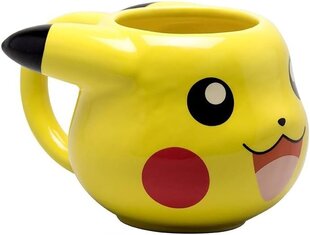 Pokemon - Pikachu Mug 3D 460 ml cena un informācija | Datorspēļu suvenīri | 220.lv