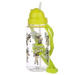 Ūdens pudele bērniem 450 ml - Shaun the Sheep cena un informācija | Ūdens pudeles | 220.lv