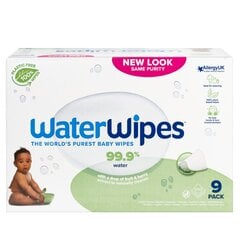 WaterWipes Soapberry mitrās salvetes 9x60gab. cena un informācija | Mitrās salvetes, vienreizlietojamie paladziņi | 220.lv