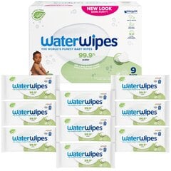 WaterWipes Soapberry mitrās salvetes 9x60gab. cena un informācija | Mitrās salvetes, vienreizlietojamie paladziņi | 220.lv