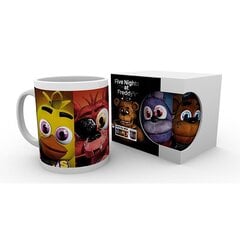 Five Nights at Freddy's Mug 320 ml Faces цена и информация | Атрибутика для игроков | 220.lv