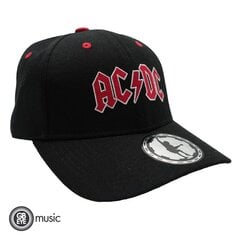 AC/DC Cap Black & Red cena un informācija | Datorspēļu suvenīri | 220.lv