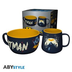 DC comics Breakfast Set Mug + Bowl - Batman Iconic cena un informācija | Datorspēļu suvenīri | 220.lv