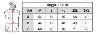 Veste vīriešiem Jingpai 810, pelēka cena un informācija | Vīriešu vestes | 220.lv