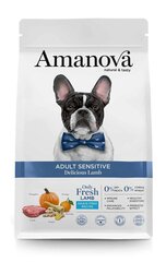 Корм Amanova Adult Sensitive Delicious Lamb для взрослых собак с бараниной, 2 кг цена и информация | Сухой корм для собак | 220.lv