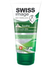 Увлажняющий гель для рук и тела Swiss Image Body Care Soothe Swiss Aloe, 75 мл цена и информация | Кремы, лосьоны для тела | 220.lv