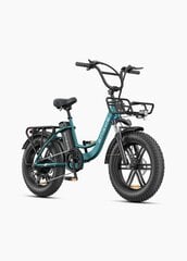 Elektriskais velosipēds Engwe L20 Boost, 20", tirkīza krāsā cena un informācija | Elektrovelosipēdi | 220.lv