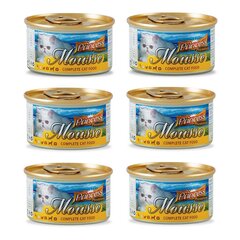 Mitrā barība kaķiem Princess Premium Mousse Heart&Chicken Liver, 6 x 85 g cena un informācija | Konservi kaķiem | 220.lv