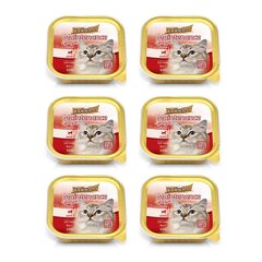 Mitrā barība kaķiem Princess Lifestyle Pate Beef, 6 x 100 g цена и информация | Консервы для котов | 220.lv