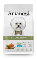 Amanova Adult Mini Digest Divine rabbit pieaugušiem mazu šķirņu suņiem, ar truša gaļu, 2 kg cena un informācija | Sausā barība suņiem | 220.lv