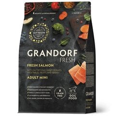 Grandorf Fresh barība mazo šķirņu suņiem ar lasi, 1 kg цена и информация | Сухой корм для собак | 220.lv