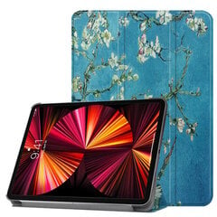 iLike Tri-Fold Тонкий Эко-кожанный Чехол Книжка Lenovo M10 Plus 10.6'' 3rd Gen TB125 / TB128 (2022) Sakura цена и информация | Чехлы для планшетов и электронных книг | 220.lv