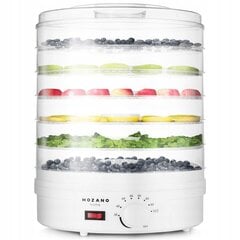 Augļu žāvētājs Mozano Food Dehydrator, 500 W, 6 atvilktnes cena un informācija | Augļu žāvētāji | 220.lv