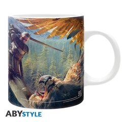 The Witcher Mug 320 ml Geralt and the Griffon cena un informācija | Datorspēļu suvenīri | 220.lv