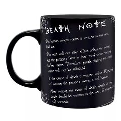 Death Note Mug 320 ml L & rules cena un informācija | Datorspēļu suvenīri | 220.lv