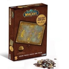 World of Warcraft - Jigsaw Puzzle 1000 Pieces - Azeroth's Map cena un informācija | Datorspēļu suvenīri | 220.lv