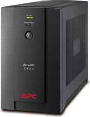 APC Back-UPS 1400VA, 230V, AVR, USB, IEC cena un informācija | UPS- Nepārtrauktās barošanas bloki | 220.lv